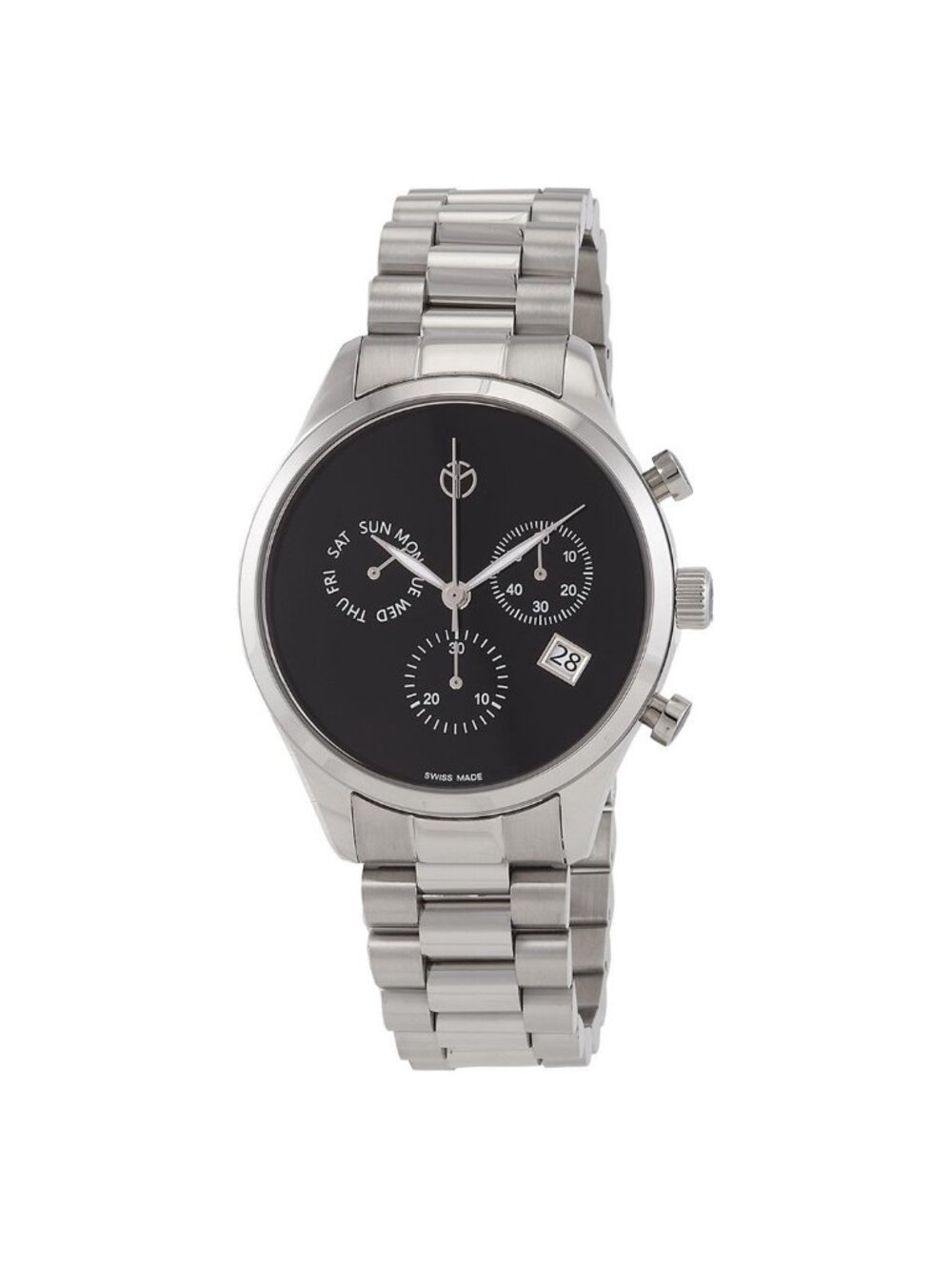 NWT Mathey-Tissot Urban Chrono Chronograph Quartz Black Dial Men's Watch